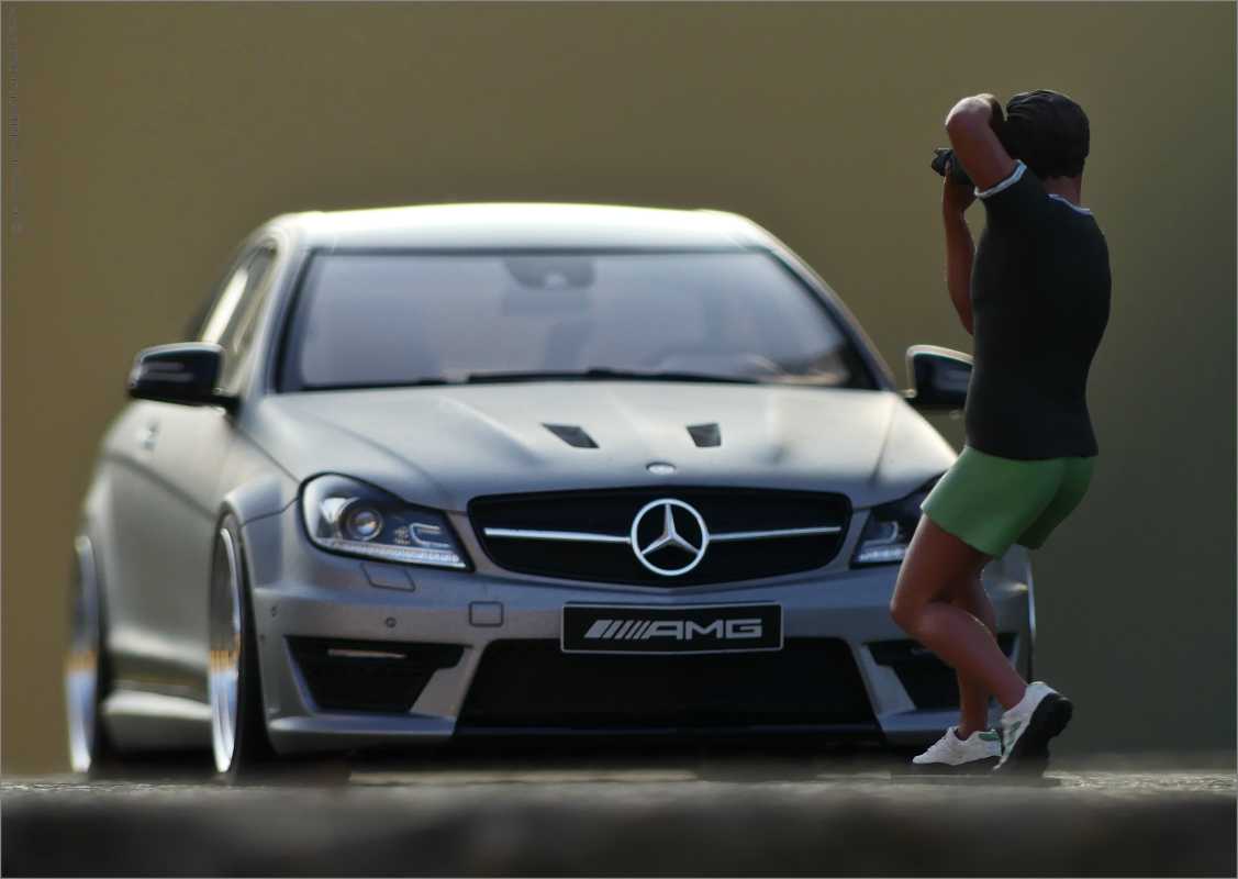 1:18 Mercedes C63 AMG V8 Edition 507 Bj. 2013 Grey = OVP + RAR !!